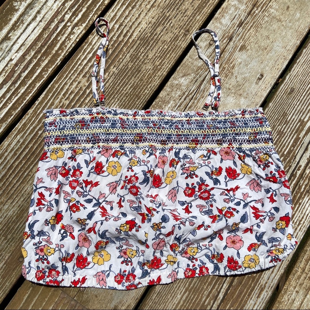 URBAN OUTFITTERS FLORAL TUBE TOP